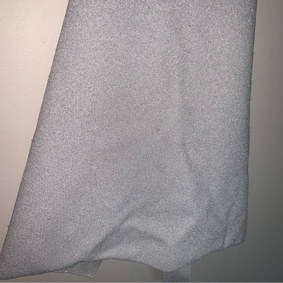 Wilfred Le Fou Metallic 70s Inspired Halter Top Shimmering Silver XXS - Picture 7 of 7